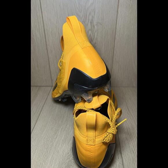 Adidas ADIZERO Mens Sz 15 PRIMEKNIT Football Cleats Collegiate Gold/Black HP8747 - Picture 3 of 7